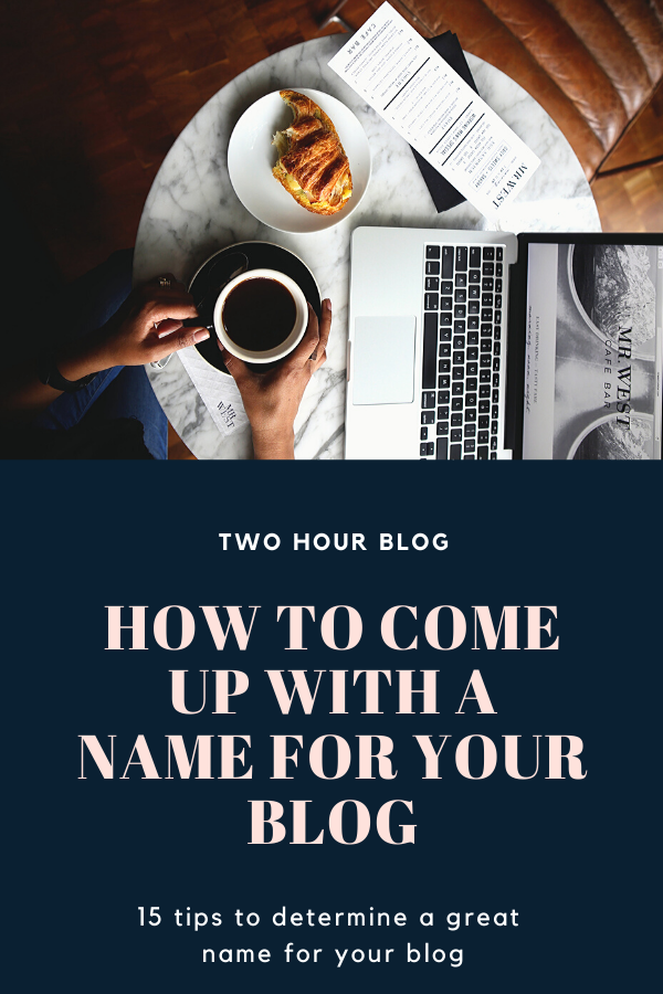 How to Come Up with a Name for Your Blog