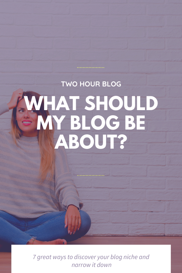 What Should My Blog Be About?